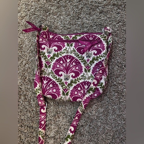 Vera Bradley Pink White and Green Crossbody - Picture 7 of 8